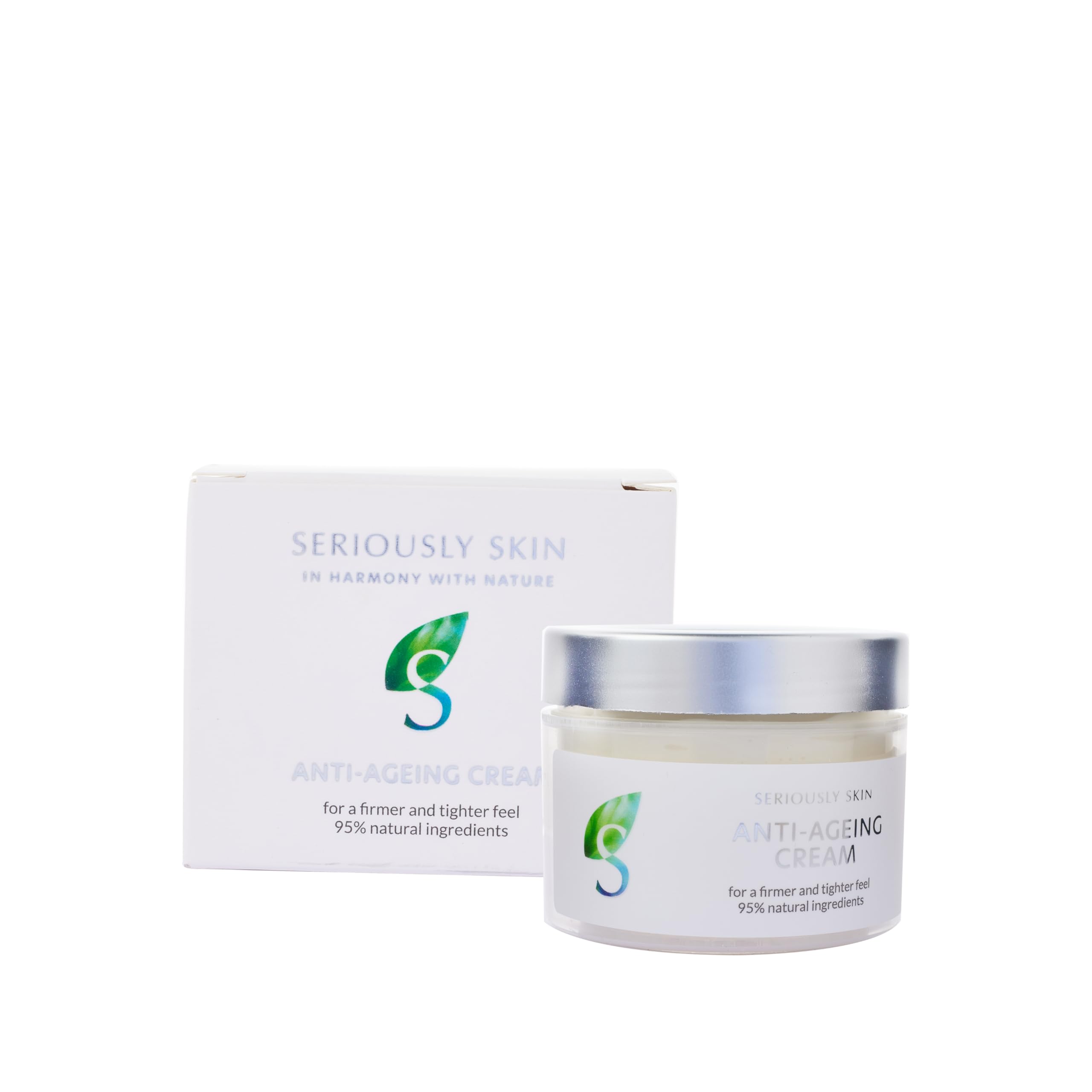 Anti-Ageing Face Cream with Hyaluronic Acid and Argan Oil – Vegan Moisturizer for Wrinkle Reduction and Skin Hydration – 100g