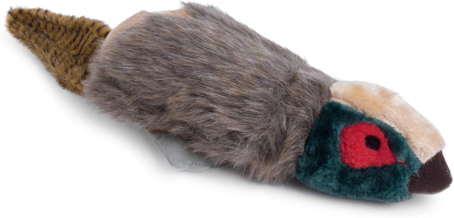 Petface Squeaky Pheasant Plush Dog Toy โ image 1