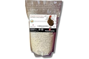 Ma Poule Express – Proudly Canadian – Poultry Oyster Shell (Crushed) – 2.27 kg (5 lb) | Natural Calcium Supplement for Laying