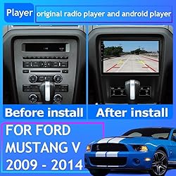 CZSWCH Android 12 Stereo Radio for Ford Mustang