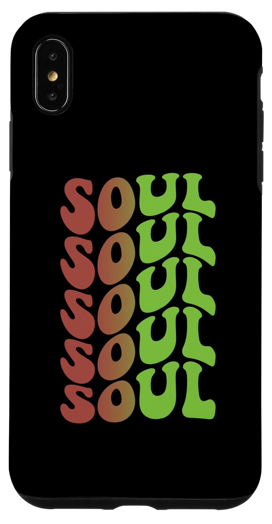 iPhone XS Max Old School Christmas, Soul Case