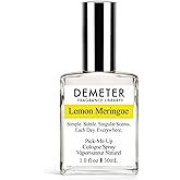 DEMETER Natural Perfume Spray Cologne for Women, Lemon Meringue, 1 oz | Handcrafted Long-Lasting Perfumes for Women &amp; Men, Travel Size, Everyday Gender-Neutral Fragrance, Purse Perfume, Made in USA
