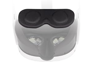Wonlince VR Cover Lens Cover for Meta/Oculus Quest 3S/Quest 3, Washable Protective Sleeve - Black (1 Pack)