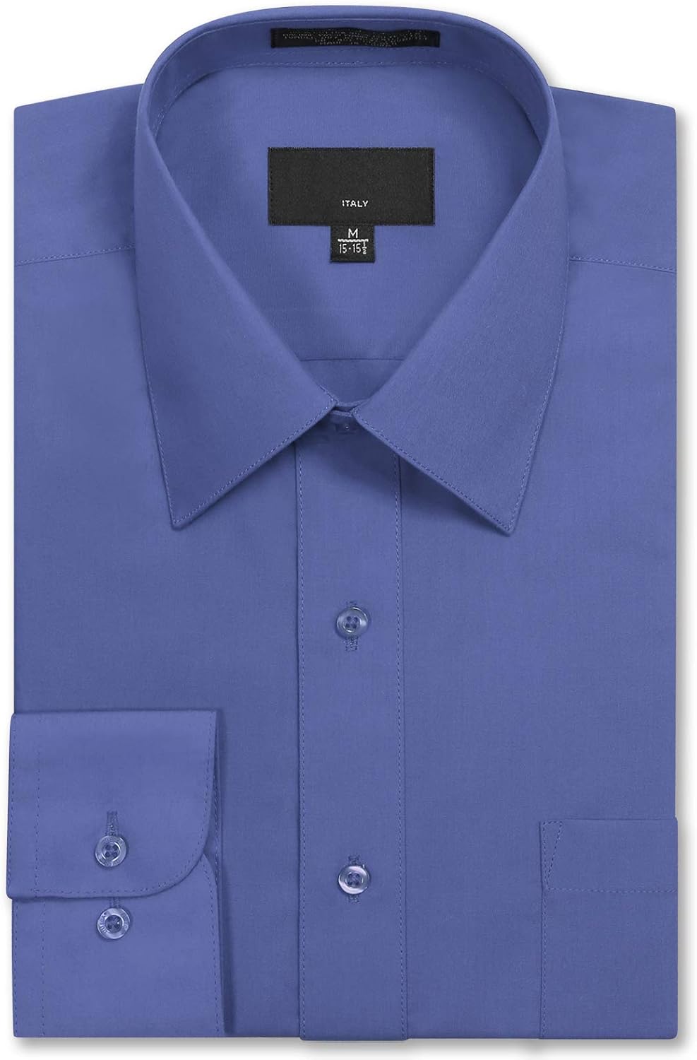 Allsense Men's Long Sleeve Regular Fit Dress Shirts at  Men’s Clothing store