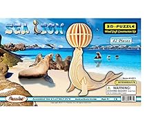 3-D Wooden Puzzle - Sea Lion -Affordable Gift for your Little One! Item #DCHI-WPZ-H012