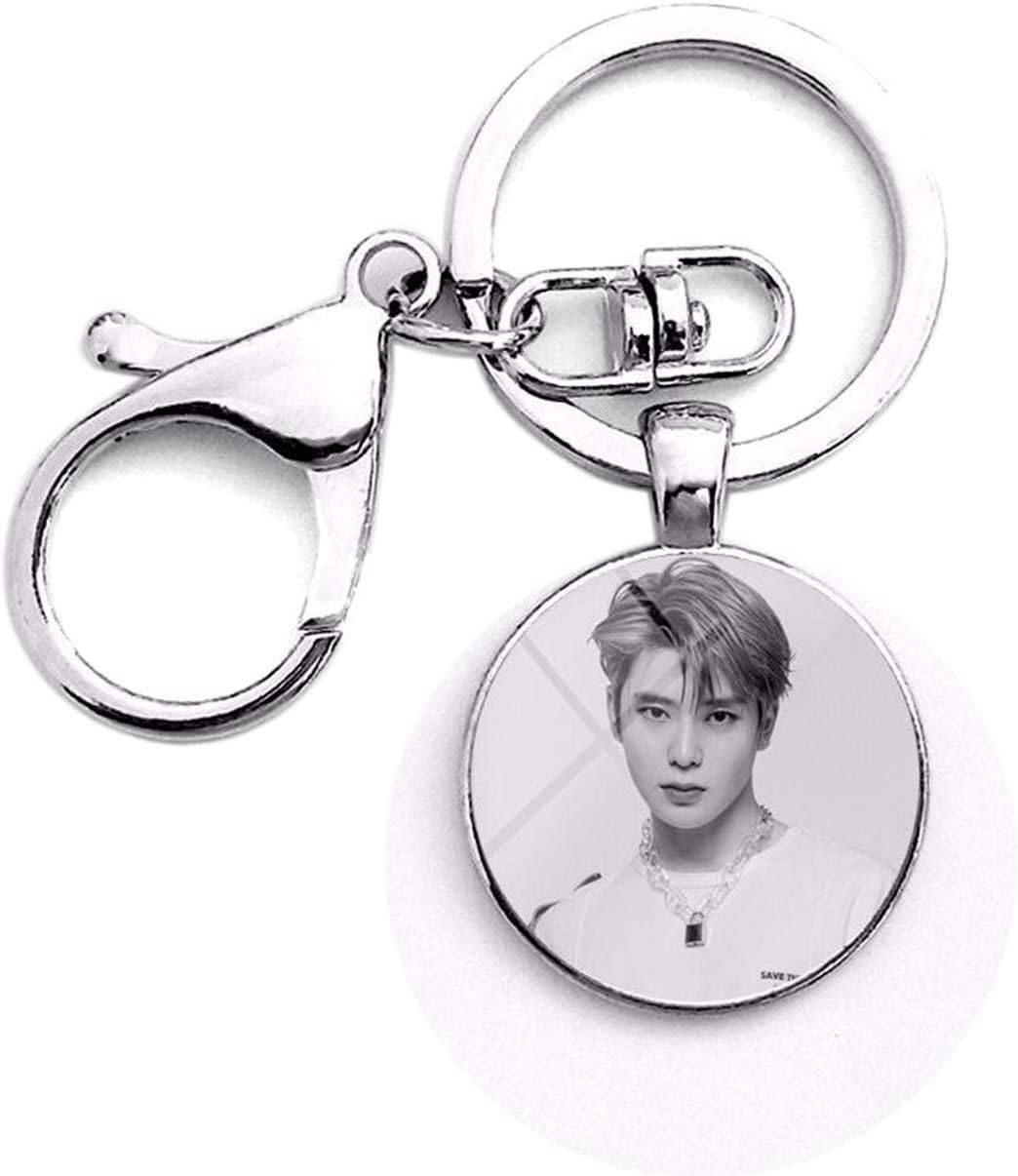 djryj Nct 127 Keychain Time Gemstone Keychain Men and women Keychain Fan Collection and Support fashion gift( 08)