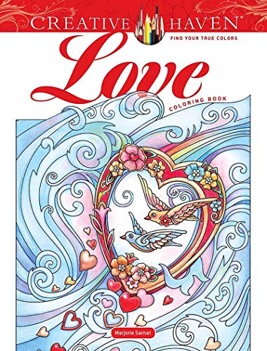 Amazon.com: Creative Haven Love Coloring Book (Creative Haven Coloring ...