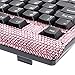 Crystal Case Rhinestone USB Computer Keyboard (Pink)
