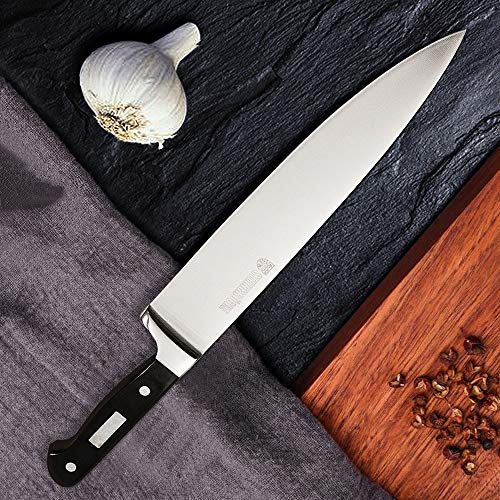 STEINBRÜCKE Chef\'s Knife - 10 Inch Pro Kitchen Knife, HRC58 German Stainless Steel, Sharp Chef Knife with Full Tang Ergonomic handle for Home Kitchen Restaurant