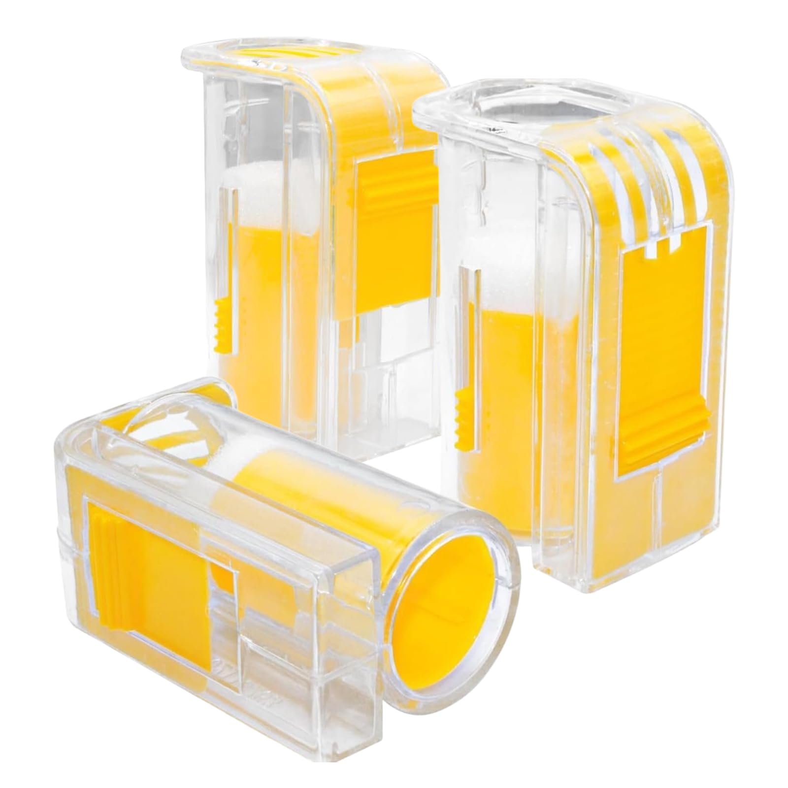 3 Pack Bee Queen Marking Marker Cage Bottle One Handed Catcher Holder Wasp Catch