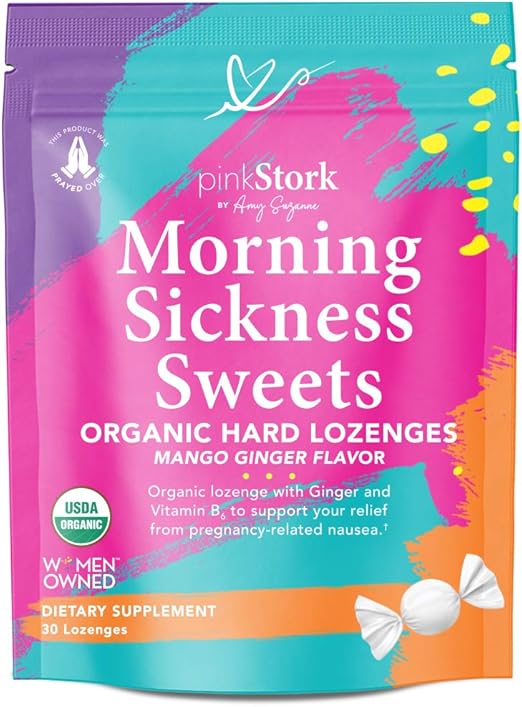 Pink Stork Morning Sickness Sweets Mango Ginger Flavor, Usda Organic