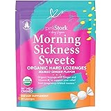 Pink Stork Morning Sickness Sweets: Ginger Mango Morning Sickness Candy for Pregnancy, Nausea, Digestion, 100% Organic + Vita
