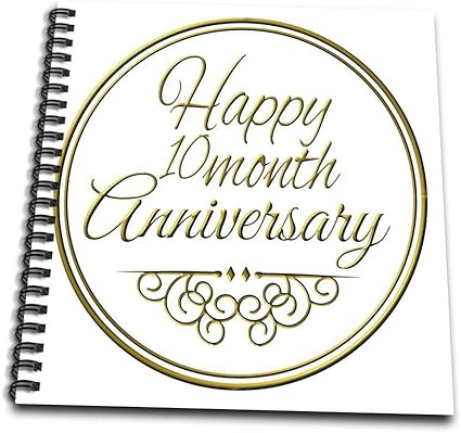 Amazon.com: 3dRose db_193719_1 Happy 10 Month Anniversary Gold Text 10 Months Together Anniversaries Drawing Book, 8 x 8: Arts, Crafts & Sewing Amazon.com: 3dRose db_193719_1 Happy 10 Month Anniversary Gold Text 10 Months Together Anniversaries Drawing Book, 8 x 8: Arts, Crafts & Sewing