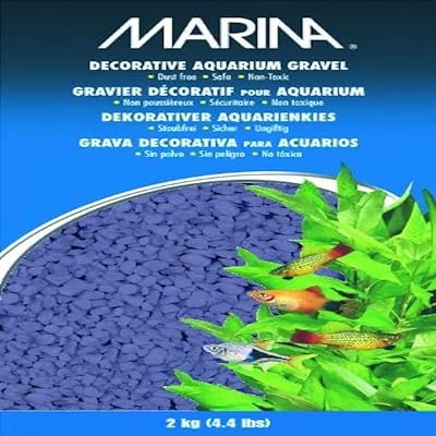 Marina Decorative Aquarium Gravel Purple 2 Kg Dust Free Safe for Water