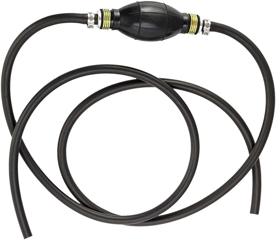WarmCare 8mm Black Rubber Fuel Pump Hand Primer Bulb Fuel Transfer