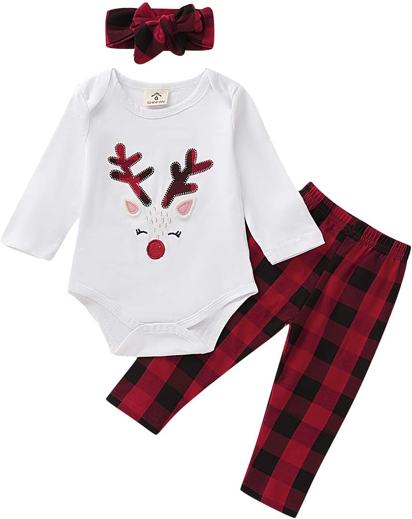 Newborn Baby Girl Clothes Floral Infant Girl Clothes Baby Outfit Ruffle Bodysuit Romper Pants Clothing Sets 3 PCS