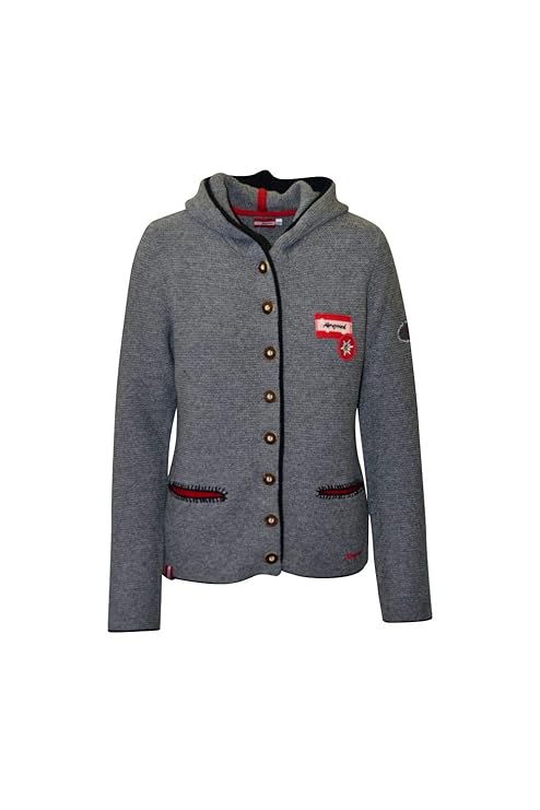 Almgwand Admont Damen Strickjacke grau
