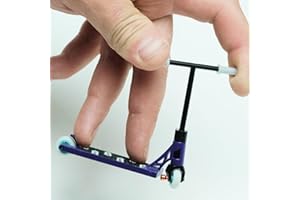 TAILWHIP Finger Scooter Steel Alloy Stunt Scooter Fingerboard tech Scoot Toy (Purple)