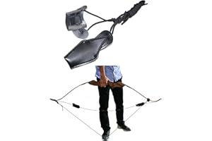 TOPARCHERY Traditional Leather Bow Stringer Recurve Long Bow Rope Hunting Shooting Bowstring Tool