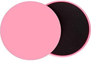 YOBLINK Pink Core Workout Sliders 2PCS - Exercise Sliders for Working Out
