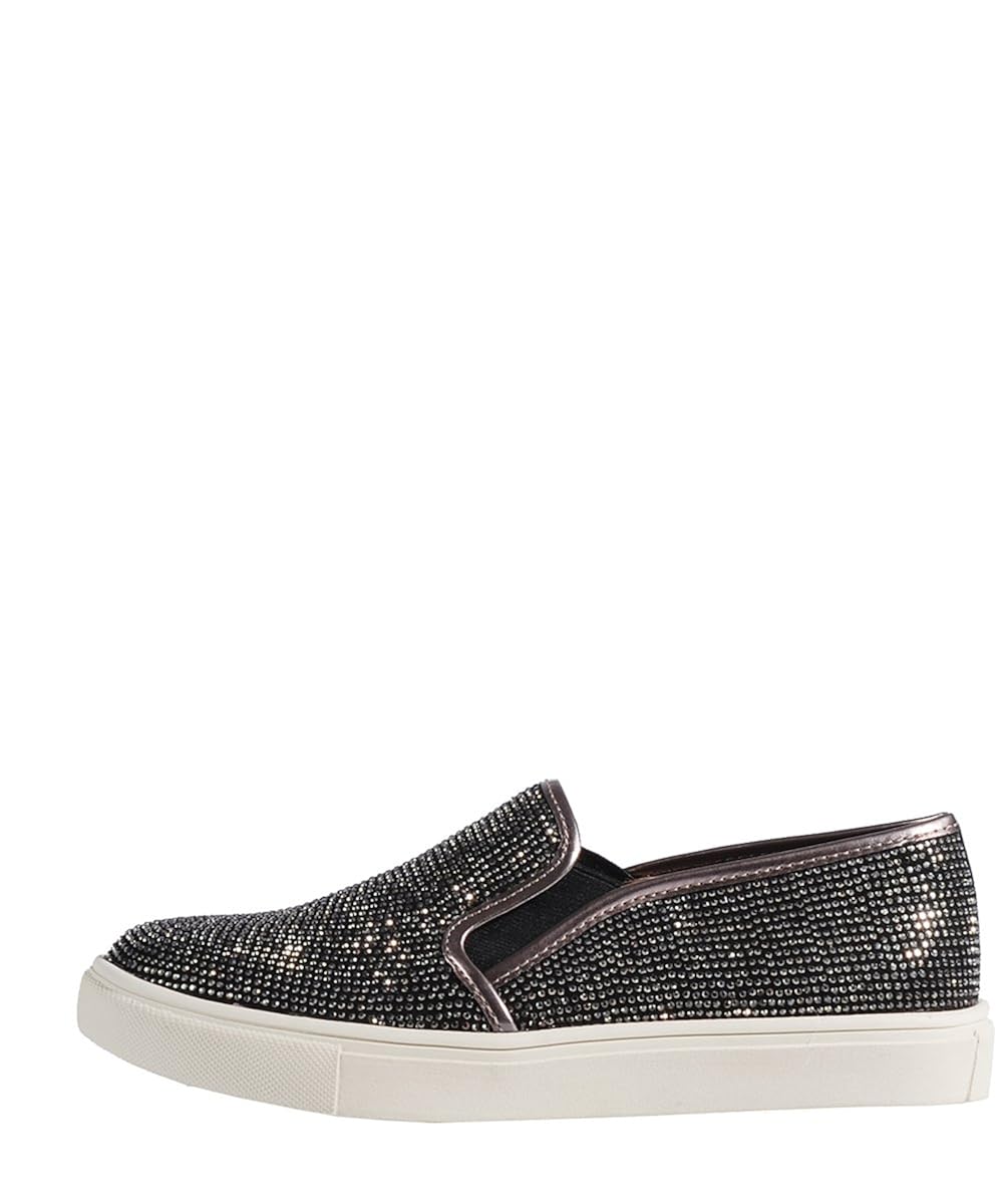 steve madden glitter slip ons