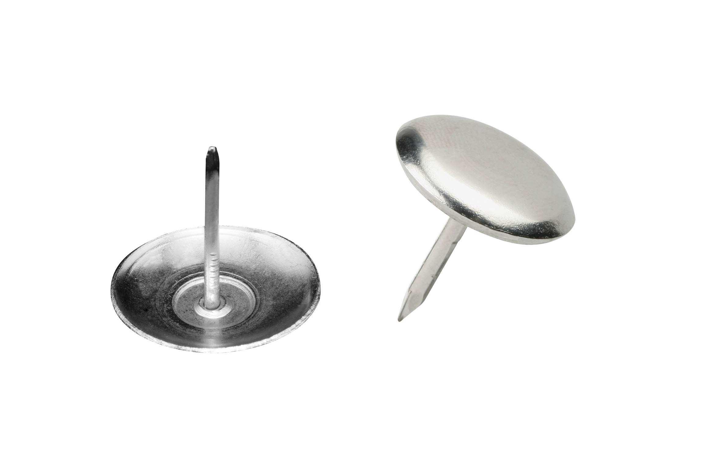 Metafranc Diameter Metal with Nail Pack of 8 for Easy Moving Furniture Set for Insensitive Chair Glides/Floor Gliders / 644516, Ø 25 mm (8 Stück)