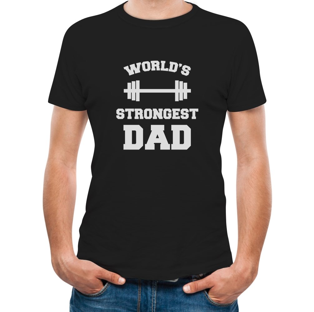 World's Strongest Dad Gift Idea For Father's Day Cool Fathers T-shirt
