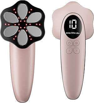Oranmagic Cellulite Massagegerät Anti Lipödem Handmassagegerät, Nachgewiesene Wirksamkeit, mit 6 MassageköPfen, Geeignet für Bauch, Taille, Arme, Beine, Gesäß (Roségold)
