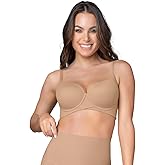 Leonisa Total Embrace Supportive Contouring Bra with Underwire Back Smoothing Bras for Women