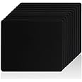 Quality Selection Mouse Pad Non-Slip Rubber Base Computer Mousepad, Superb Tracking Accuracy and Smooth Surface Mouse Control, Mouse Pads for Office, Home & Gaming 7.75 x 9.25 in, Black - 10 Pack