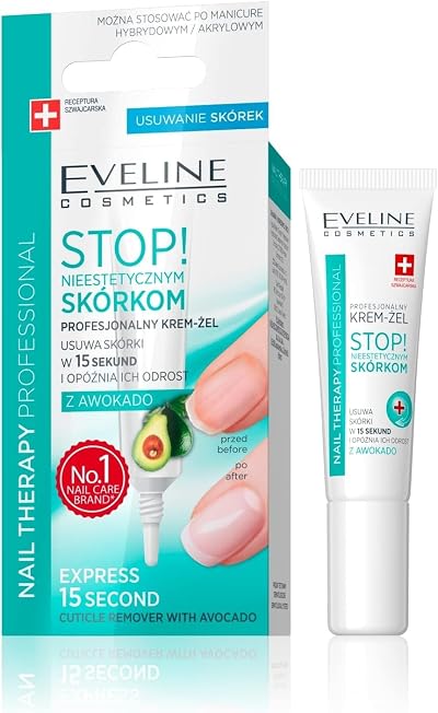 Eveline Cosmetics Nail Therapy Cuticle Remover Cream-Gel Avocado Oil 12ml