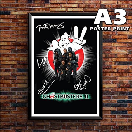 A3 GHOSTBUSTERS 2 POSTER SIGNED POSTER PRINT