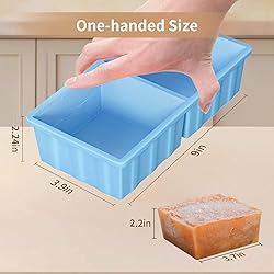 Silicone Freezer Tray for Soup Ice Cubes: 2-Cup