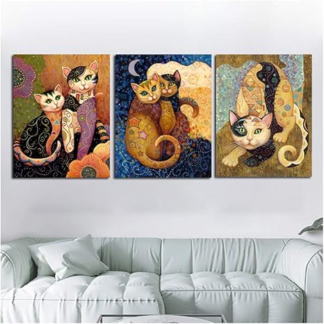 Chthsx Classique Gustav Klimt Chat Peintures Abstrait Animal Affiche Et Impressions Peinture Photos Pour Salon Decorations Pour La Maison 50x75x3 Pcscm Sans Cadre Amazon Fr Cuisine Maison Chthsx Classique Gustav Klimt Chat Peintures Abstrait Animal Affiche Et Impressions Peinture Photos Pour Salon Decorations Pour La Maison 50x75x3 Pcscm Sans Cadre Amazon Fr Cuisine Maison