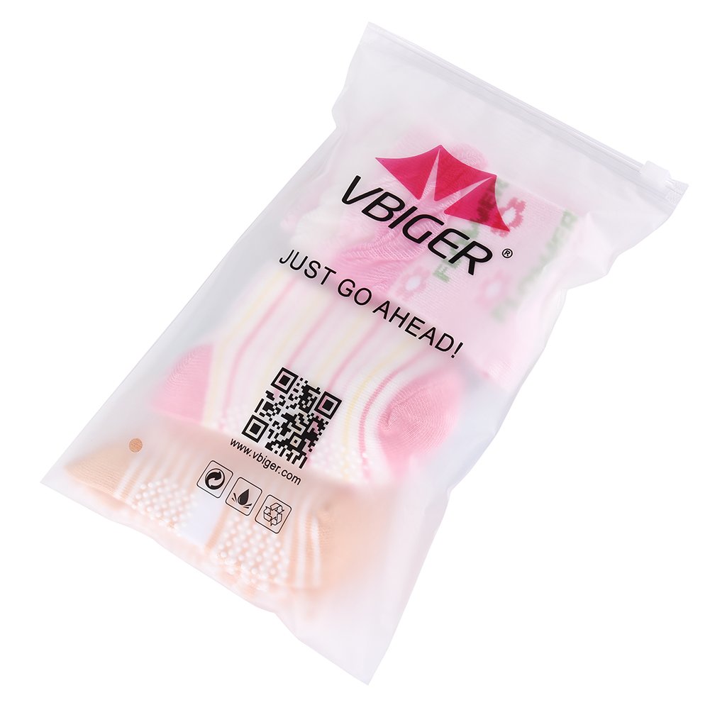 VBIGER 5/6/10 Pairs Toddler Boys and Girls Winter Socks Thick Warm Thermal Socks Cotton Socks Anti-Slip Grip Floor Stockings,Aged 0-5