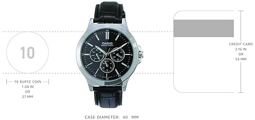 casio a1176 enticer men's watch