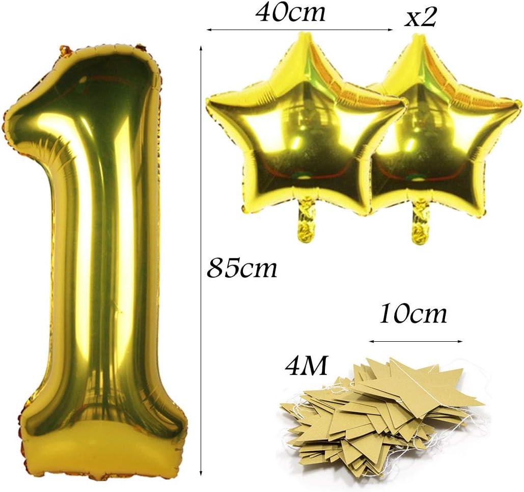 Ballon Deco Happy Birthday Banderole Easy Joy Decoration Anniversaire Bleu Et Blanc Garcon Kit Rosace Papier Decorations Et Accessoires De Fetes Assortiments De Fetes