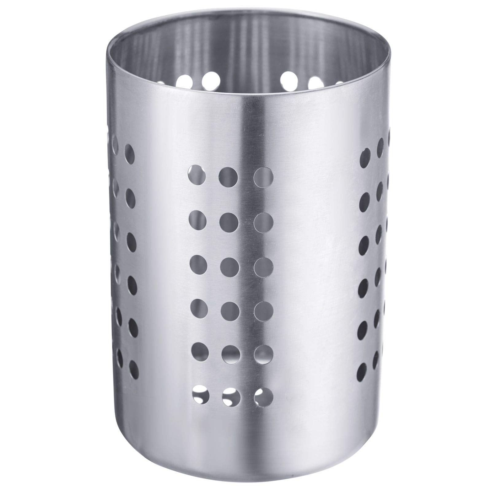 Westmark Cutlery/Utensil Holder, round, diameter: 6.8 cm, height: 10.3 cm, stainless steel, silver, 69002211