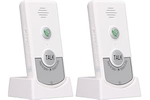 2 Way Talk Doorbell Voice Intercom, Home Caregiver Pager Intercom Super Long Range Intercomunicador Indoor Outdoor Interphone