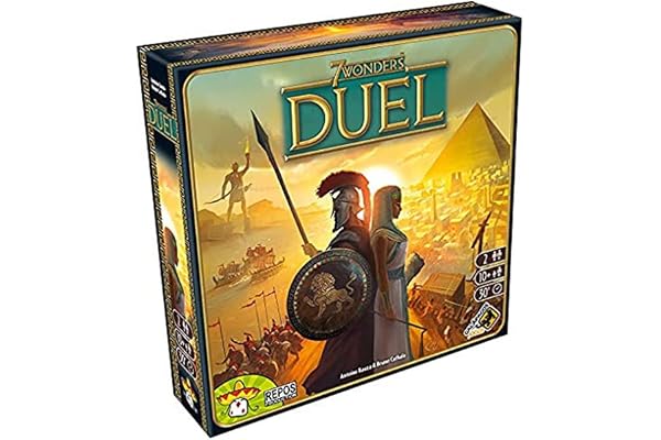Asmodee, 7 Wonders Duel, Jogo de Tabuleiro de Estratégia, Idade +10, 2 jogadores, Partidas de até 30 minutos Asmodee, 7 Wonders Duel, Jogo de Tabuleiro de Estratégia, Idade +10, 2 jogadores, Partidas de até 30 minutos