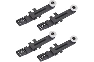 IURILA W10571738 Dishwasher Rack Wheels for Whirlpool Maytag Dishwasher Parts PS11756470, WPW10571738,AP6023130 (4 Pack)
