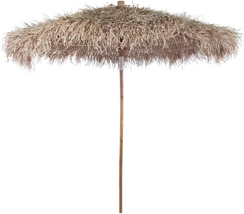 vidaXL Sonnenschirm Bananenblatt Dach 270cm Gartenschirm Ampelschirm Schirm