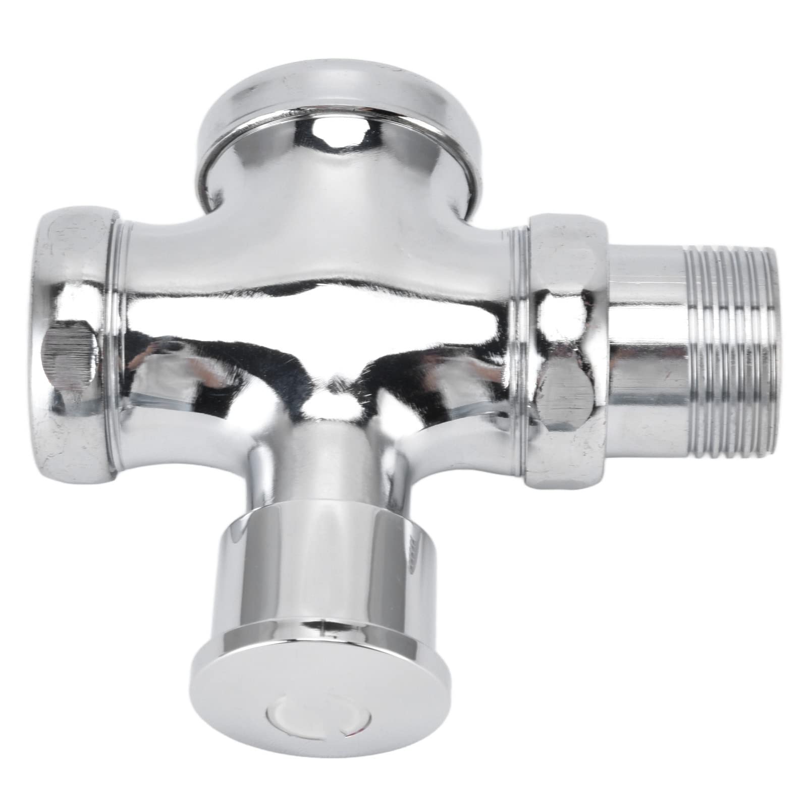 Ayayu 1hx0 Push Button Urinal Flush Valve, Zinc Alloy, Silver, DN20 DN25, Guaranteed Performance