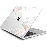 Batianda Case for 13-inch Microsoft Surface Laptop Copilot+ PC 2025 (Latest Model 2095), Artistic Patterns Ultra-Slim Lightweight Scratch-Resistant Hard Shell with Protection, Lovely Flowers