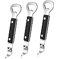 HANCELANT Can Punch Bottle Opener, Manual Stainless Steel Can Opener 3 Pack