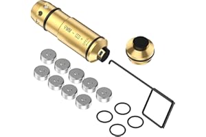 Gobxld 9MM Laser Training Cartridge with Chamber Extractor Tool and Dry Fire Laser Training System Practice and Shooting Training