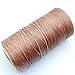 284yrd brown Leather Sewing Waxed Thread 150D 1mm Leather Hand Stitching 125g