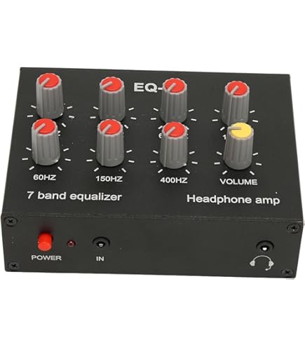 Amazon.com: 7 Band Sound Equalizer Dual Channel with 12dB High
