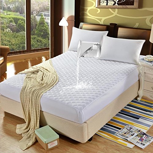 image for IB SOUND Queen Mattress Protector, Waterproof Quilted Mattress Pad Cov