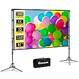 Projector Screen with Stand,84 inch Portable